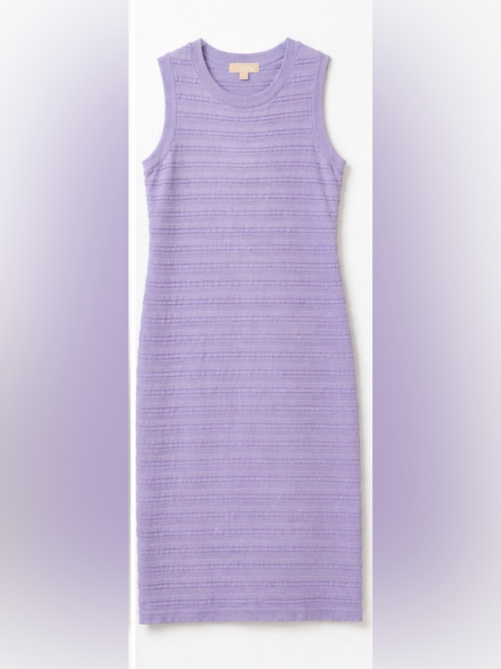 Michael Kors Lavender Sleeveless Knit Midi Dress